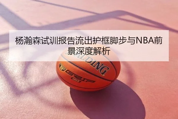 杨瀚森试训报告流出护框脚步与NBA前景深度解析